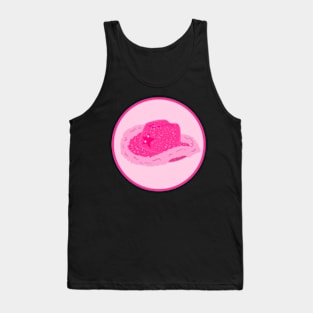 Pink cowgirl hat Tank Top